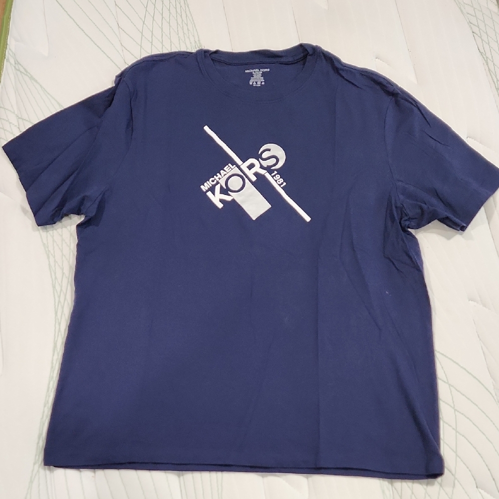 Michael Kors Navy Cotton Tee